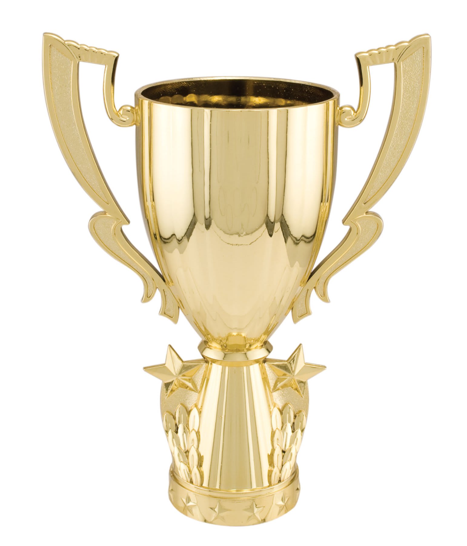 7" Gold Plastic Cup with Stars