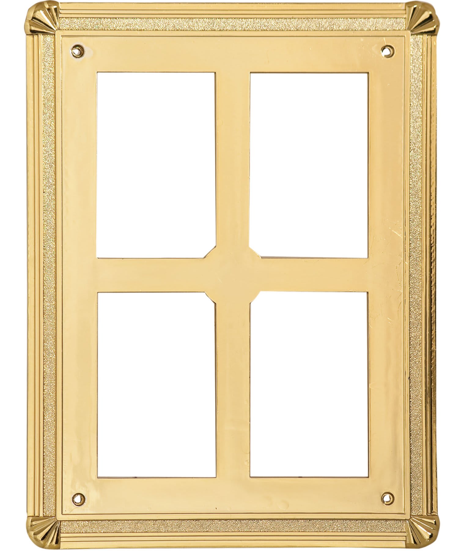 4" x 6" Gold Plastic Plaque Frame