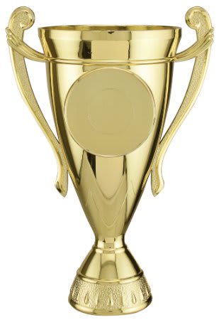 7 1/2" Gold Plastic Cup with 2" Insert Holder