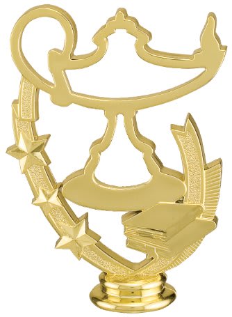 5 1/2" Lamp of Knowledge Profile Figure