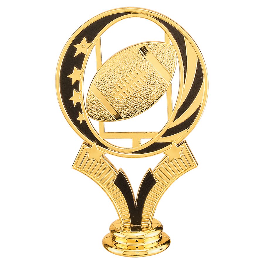 5" Gold/Black Football MidNite Star Figure