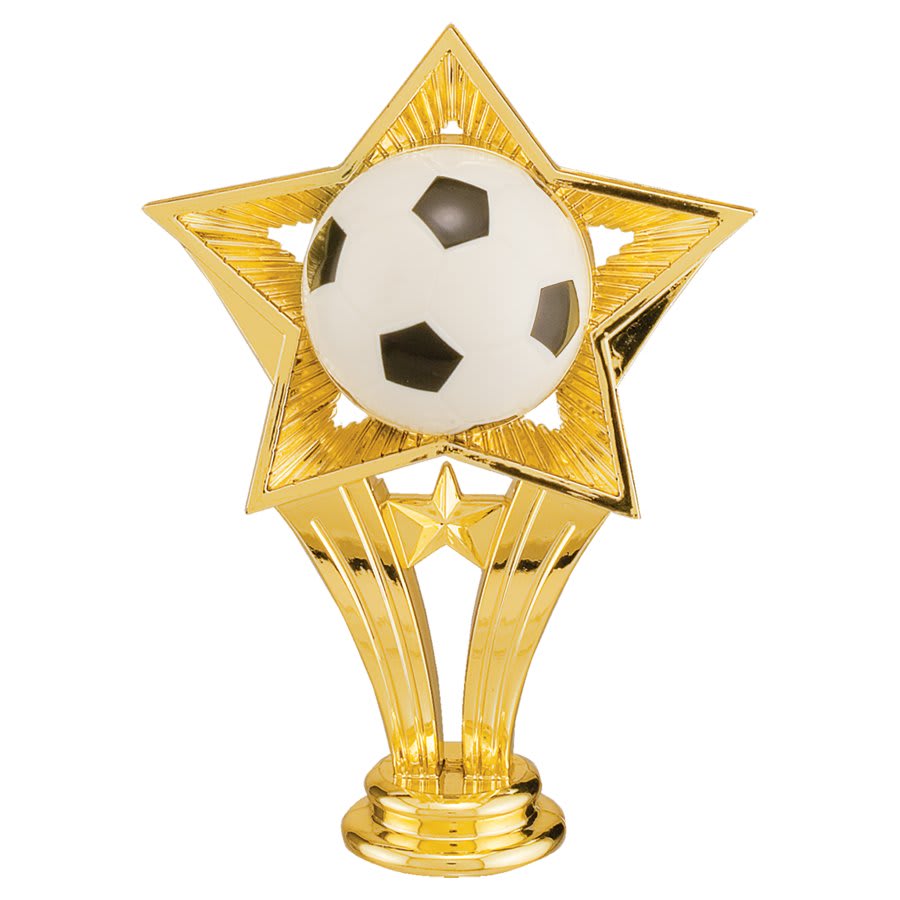 5" Color Soccer Open Star Figure