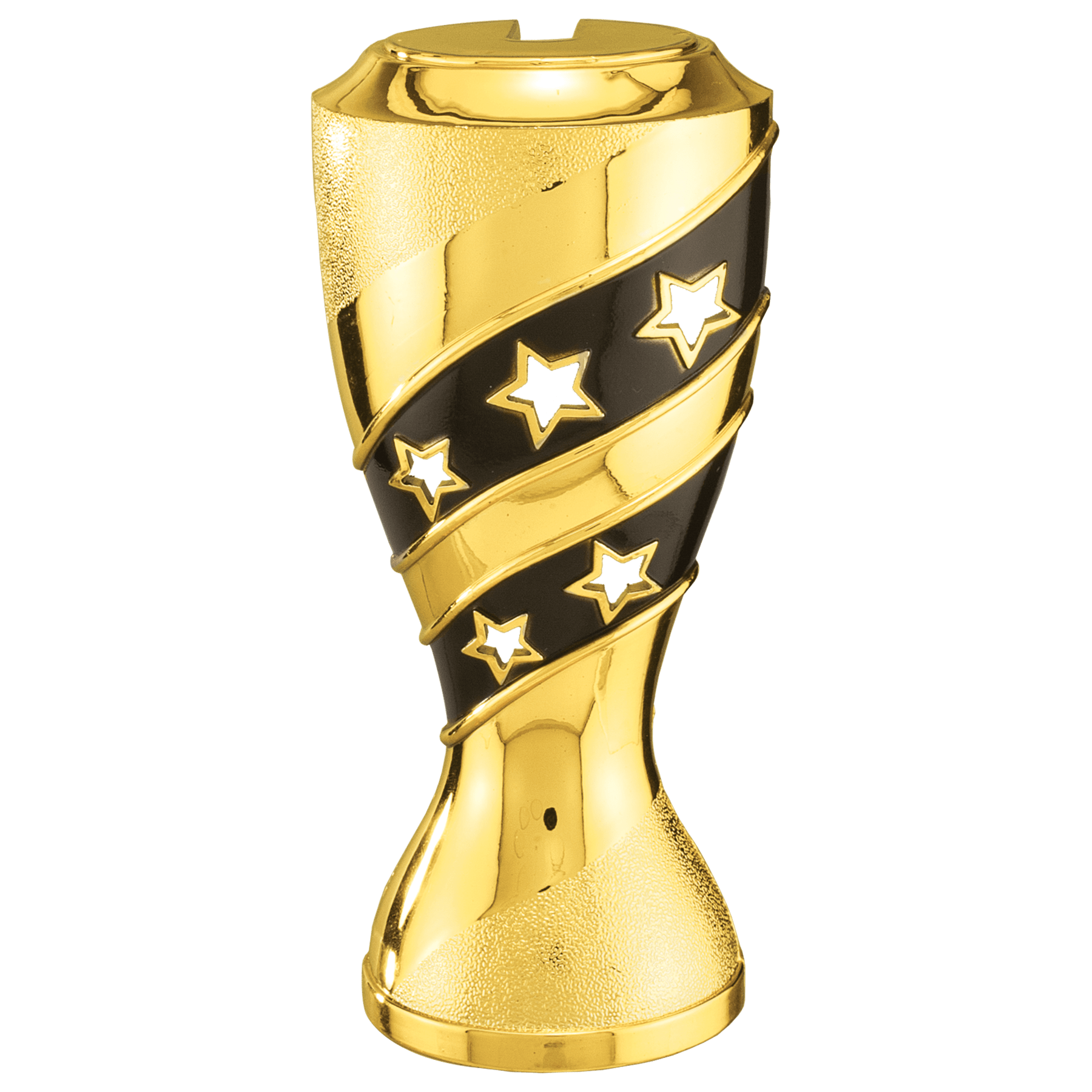 5" Gold/Black 5-Open Stars Riser