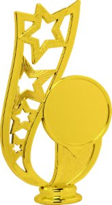 6" 4-Star Ribbon 2" Insert Holder Figure