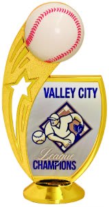 6" Baseball Sublimatable Insert Holder Figure