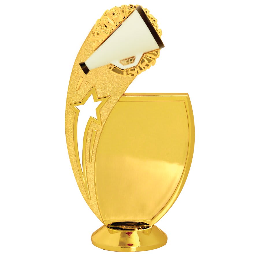 6" Cheer Sublimatable Insert Holder Figure