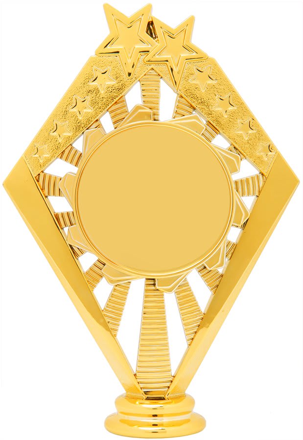 6" Gold Sunrise Figure with 2" Insert Holder