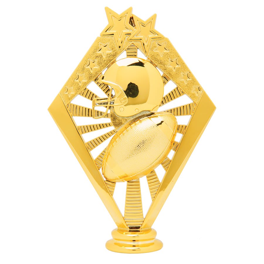 6" Gold Football Sunrise Figure