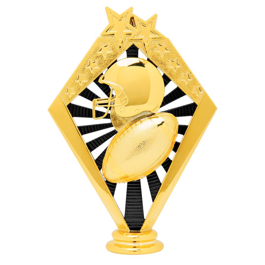 6" Black/Gold Football Sunrise Figure