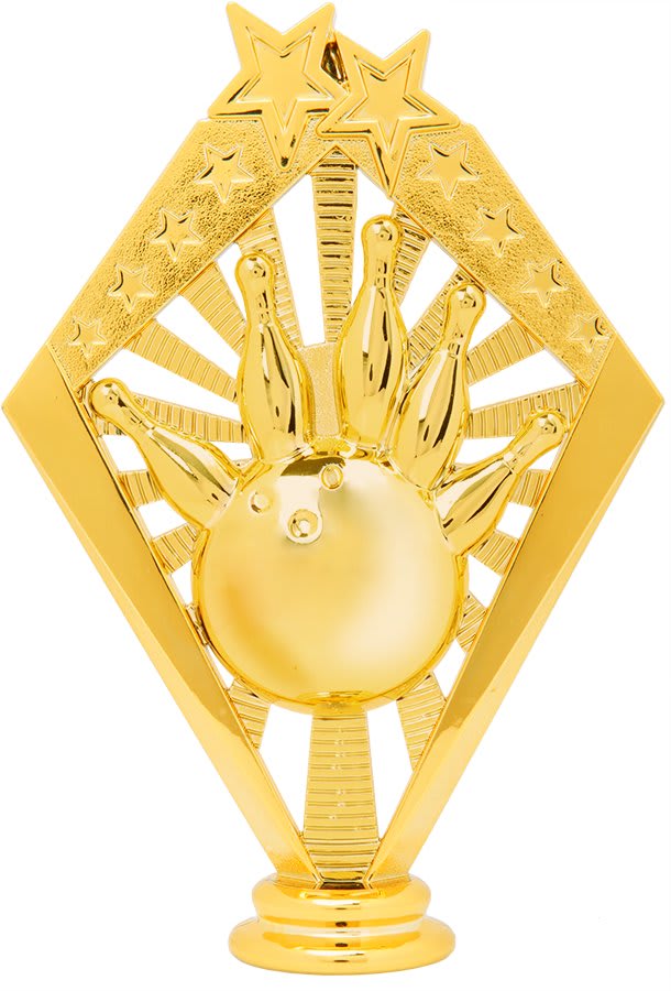 6" Gold Bowling Sunrise Figure