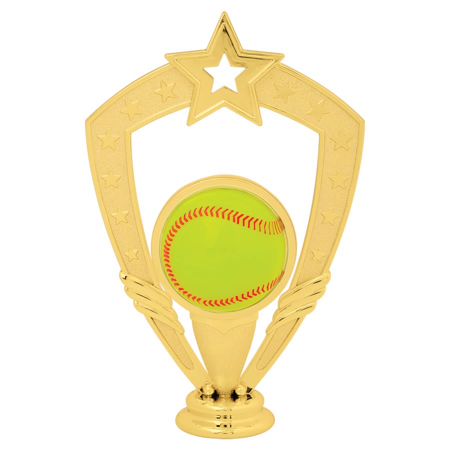 6" Softball 3D Figure