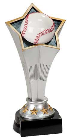 8 3/4" Baseball Rising Star Resin
