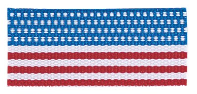 1 1/2" Flag Neck Ribbon with Snap Clip