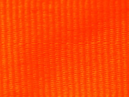 1 1/2" Neon Orange Neck Ribbon with Snap Clip