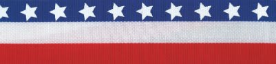 1 1/2" Stars & Stripes Neck Ribbon with Snap Clip