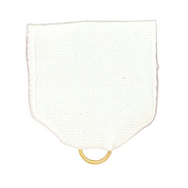 1 3/8" White Pin Ribbon Drape