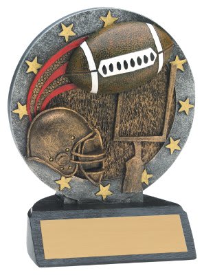 4 1/2" Football All Star Resin