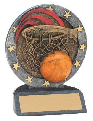 4 1/2" Basketball All Star Resin