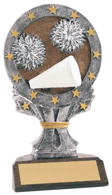 6 1/4" Cheer All Star Resin