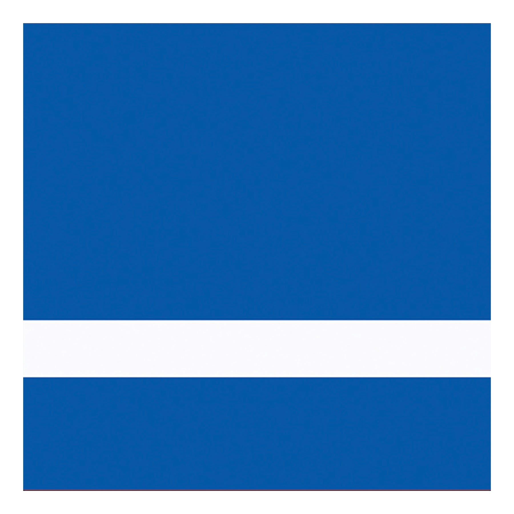 24" x 49" x 1/16" Matte Blue/White Gemini Duets Selects