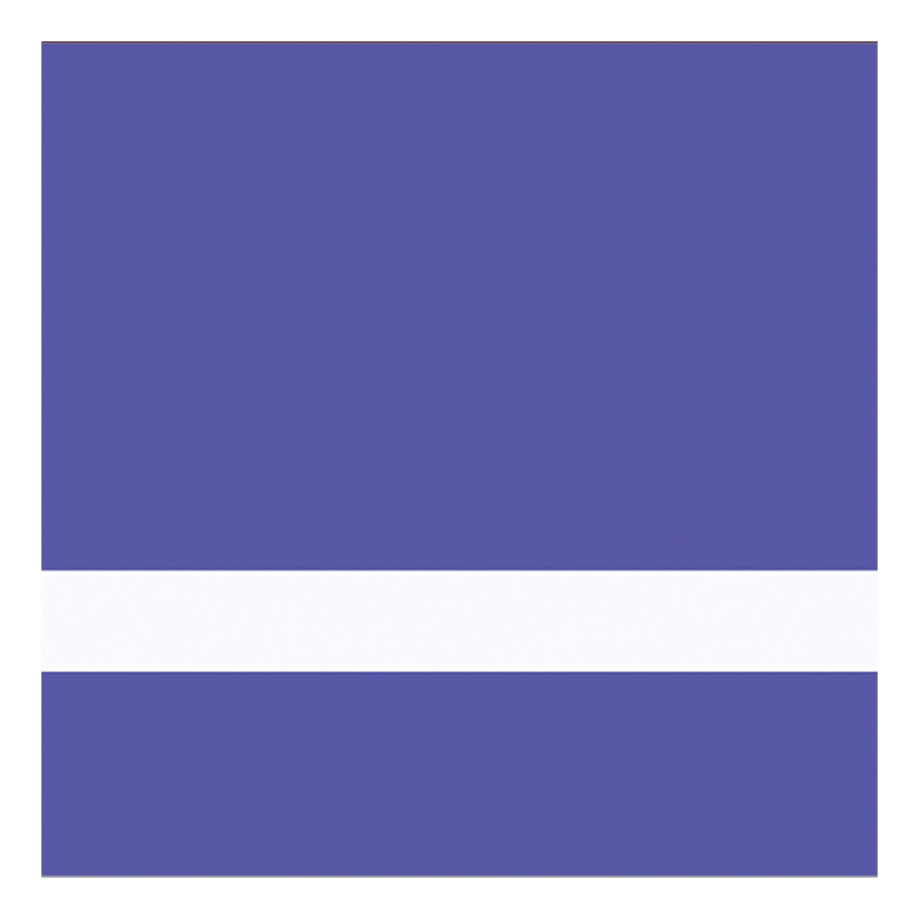 24" x 49" x 1/16" Matte Purple/White Gemini Duets Select