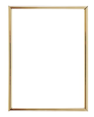 6" x 8" Gold Self-Adhesive Slide-in Frame