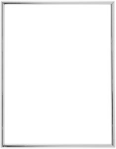 7" x 9" Silver Self-Adhesive Slide-in Frame