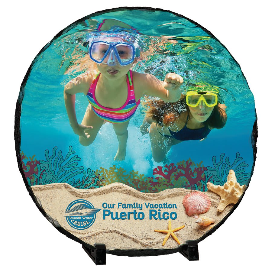 8" Round Gloss SubliStone