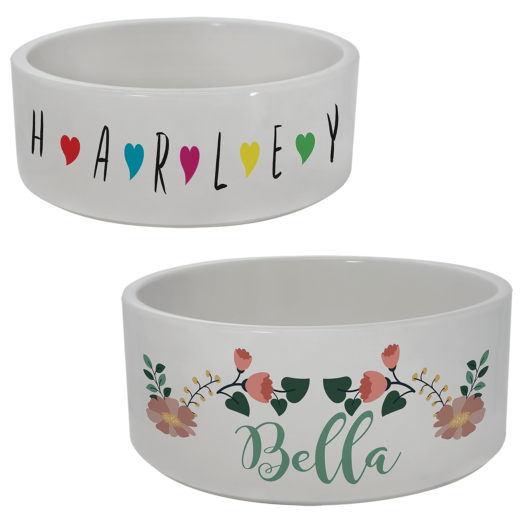 Sublimatable Ceramic Pet Bowl Sample Set