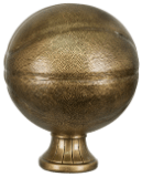 11 1/2" Antique Gold Basketball Resin