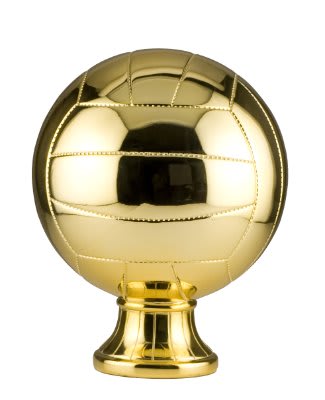 10 1/2" Gold Volleyball Resin