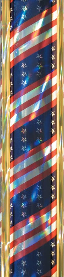 45" Flag Round Sport Trophy Column