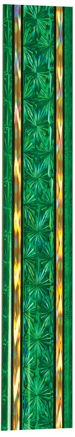 45" Green/Gold Rectangular Starlight Trophy Column