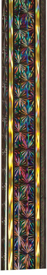 45" Black/Gold Rectangular Starlight Trophy Column