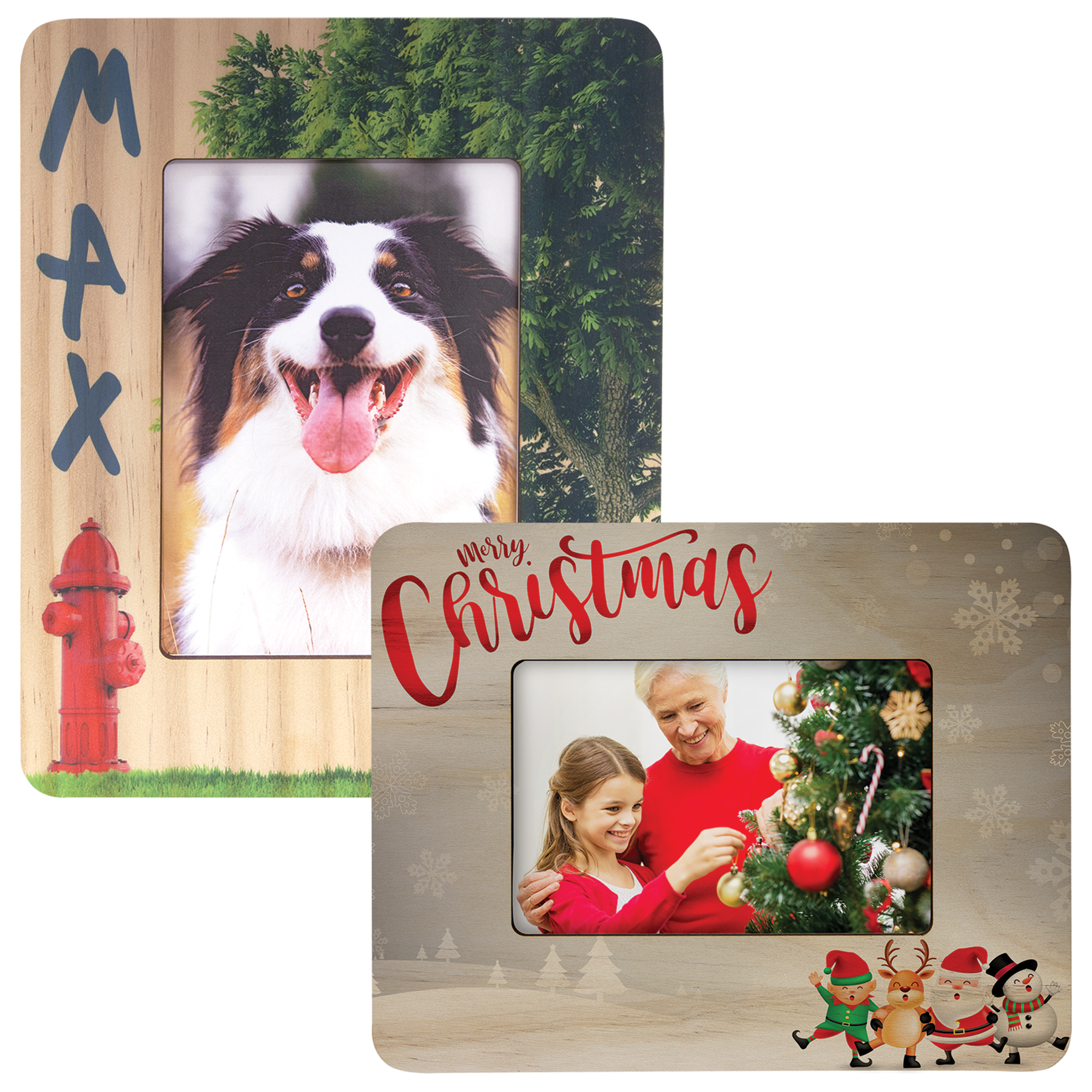 Sublimatable Wood Photo Frame Sample Set