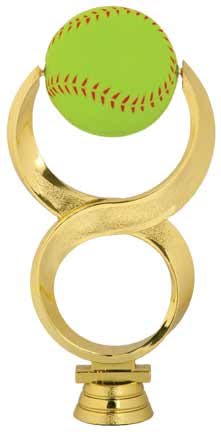 6 3/4" SOFT Softball Infinity Spinner Figure