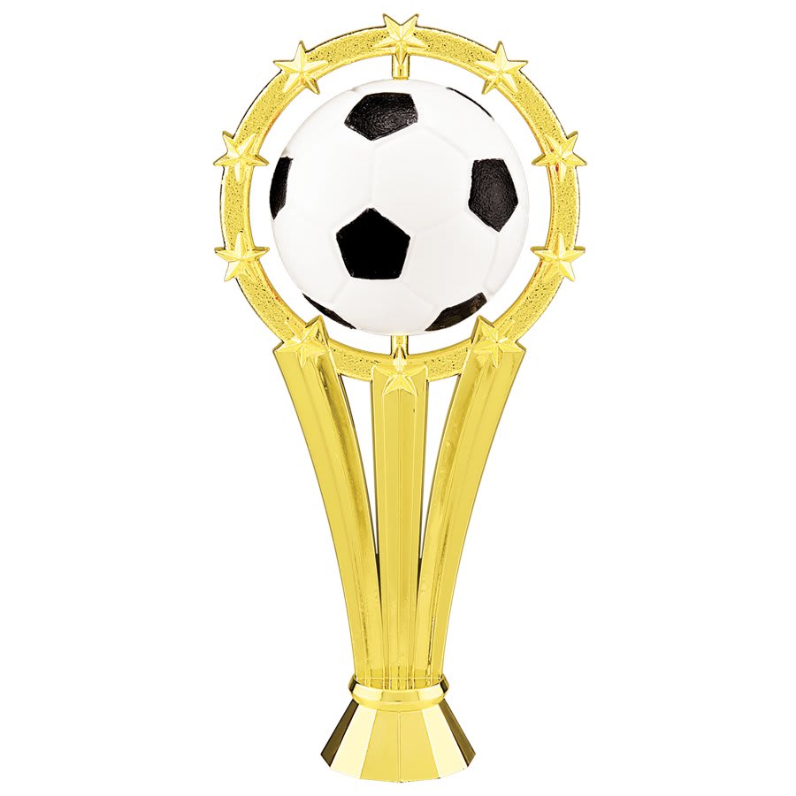 6 1/4" Soccer 10-Star Spinner Figure