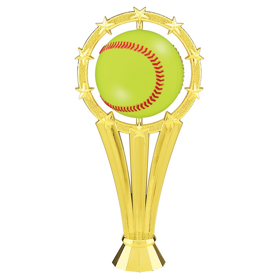 6 1/4" Softball 10-Star Spinner Figure