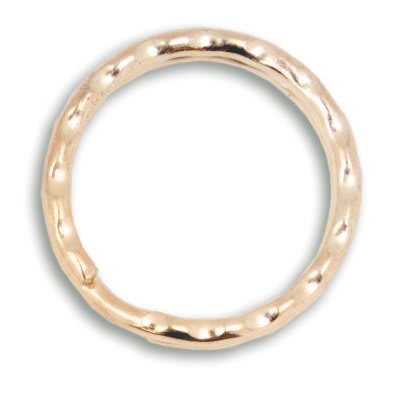 1 1/8" Gold Split Key Ring