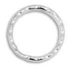 1 1/8" Silver Split Key Ring