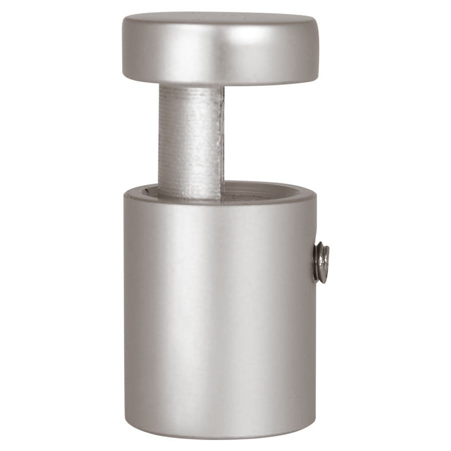 .75"x.98" Kota Pro Satin Slvr Alum Side Clamp Stand-Offs PCKGD 4 PCS-PRICE BY PC