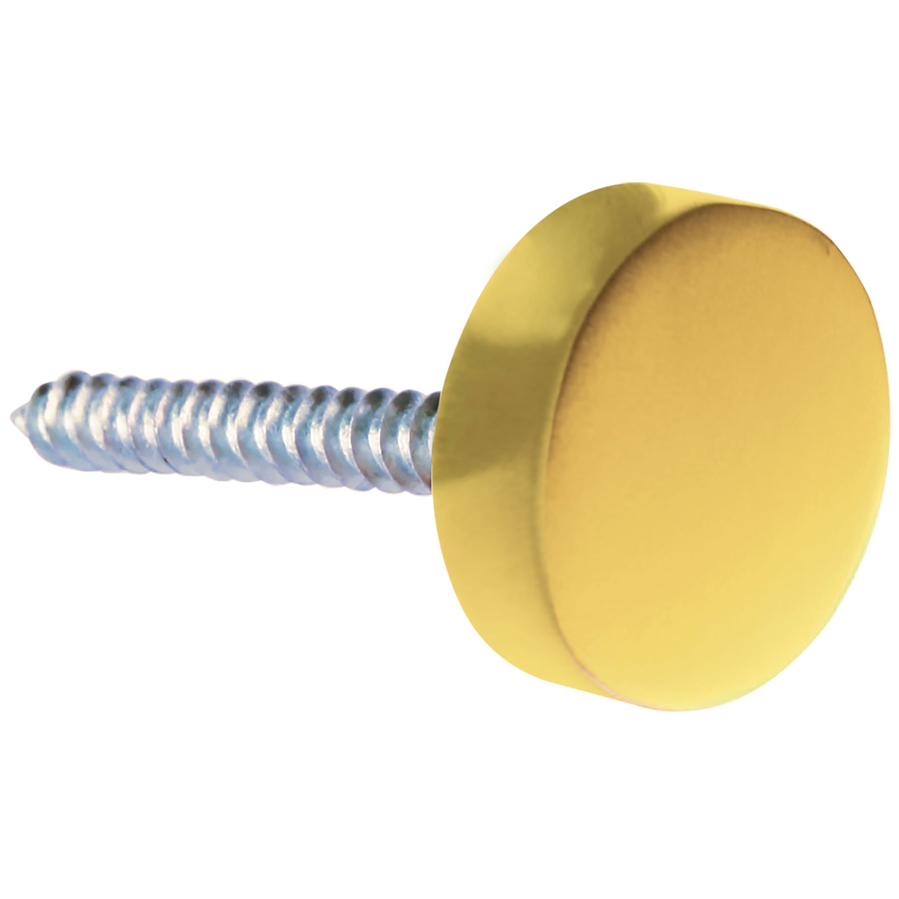 .47" Diameter Kota Pro Satin Gold Screw Cap PCKGD 4 PCS - PRICE BY PC