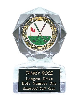 5" Clear Star Sculpted Ice