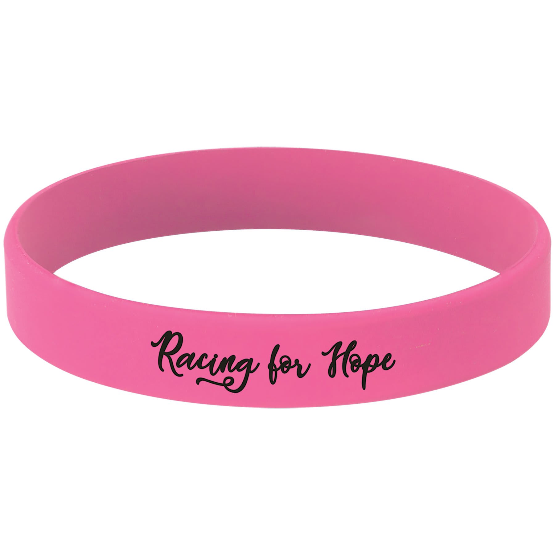 4 1/8" Pink/Black Laserable Bracelet