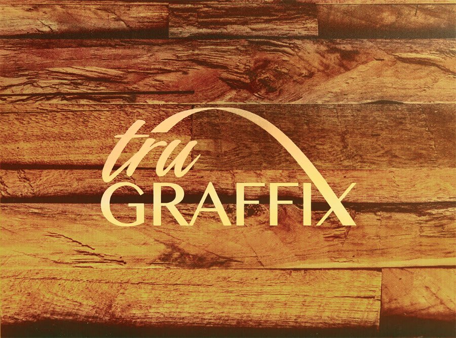 12" x 24" x .018" Barnwood Tru Graffix Brass Plated Steel