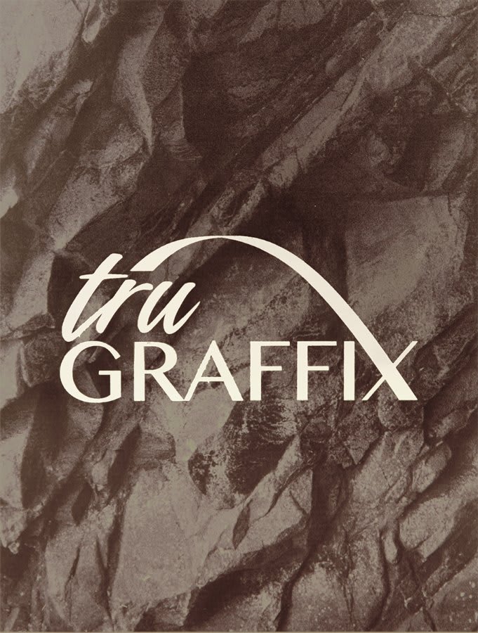 12" x 24" x .020" Gray Rock Tru Graffix Aluminum