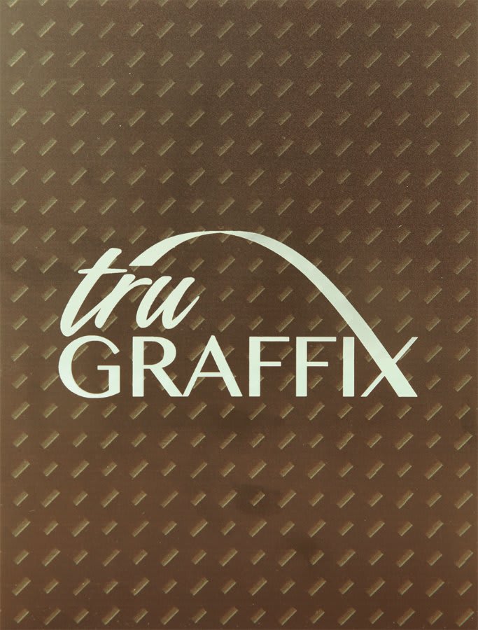 12" x 24" x .020" Black Carbon Fiber Tru Graffix Aluminum