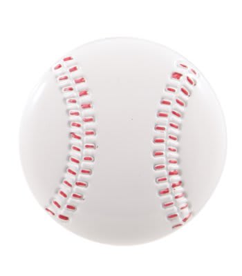 2" Color Self-Adhesive Baseball Plastic Relief Insert