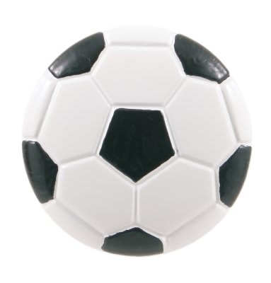 2" Color Self-Adhesive Soccer Ball Plaque Relief Insert