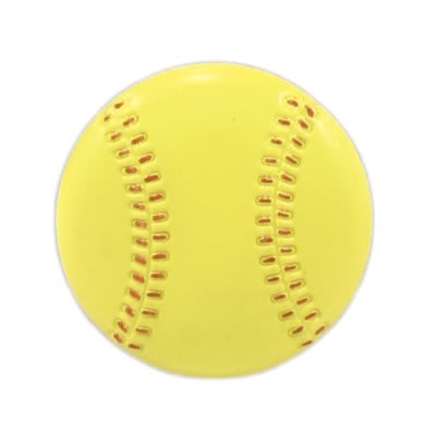 2" Color Self-Adhesive Softball Plastic Relief Insert